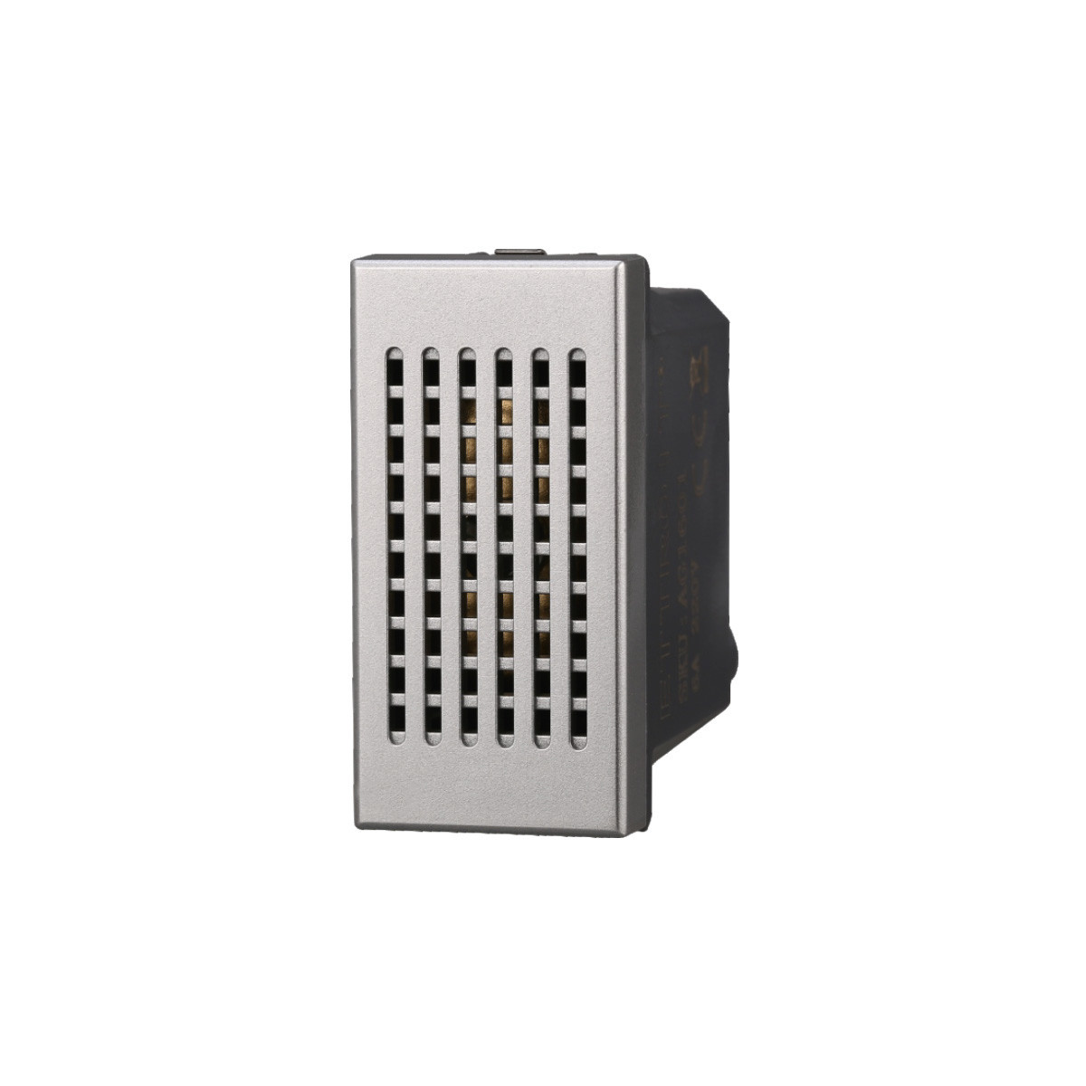 ETTROIT MODULO SUONERIA 6A 220V - SERIE MOON - GRIGIO (AG1601) Compatibile BTicino Axolute