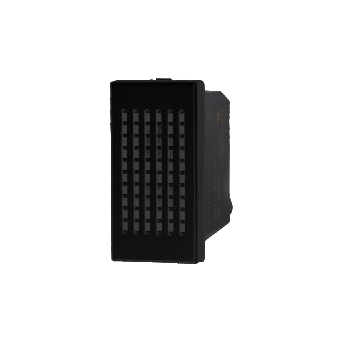 ETTROIT MODULO SUONERIA 6A 220V - SERIE MOON - NERO (AN1601) Compatibile ABB Axolute