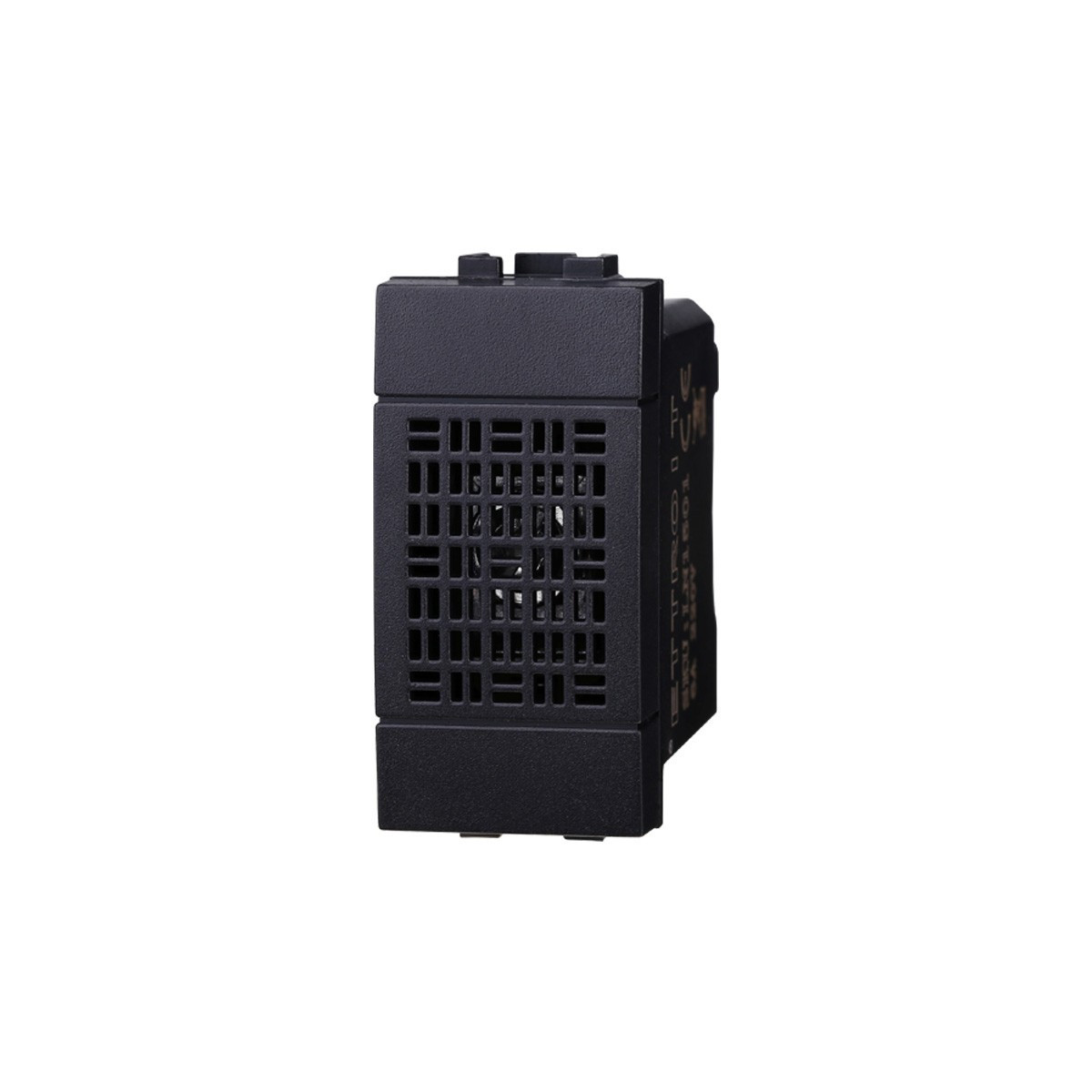 ETTROIT RONZATORE 6A 220V - SERIE SPACE - NERO (LN1501) Compatibile BTicino Living