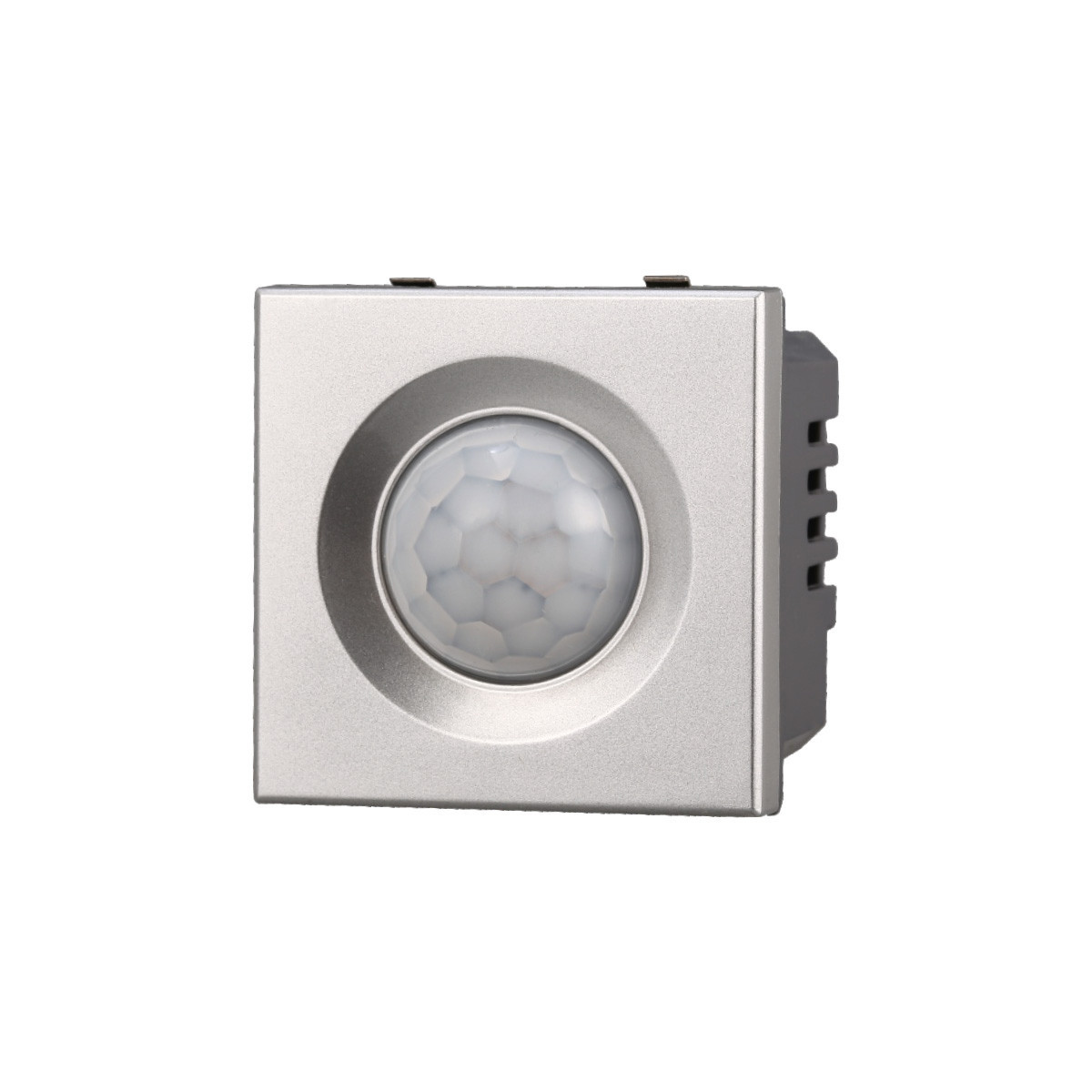 ETTROIT SENSORE DI MOVIMENTO A INFRAROSSI 2 POSTI - SERIE MOON - GRIGIO (AG1801) Compatibile BTicino Axolute