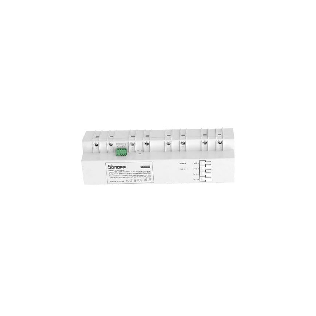 SONOFF SPM-4RELAY- MISURATORE DI POTENZA INTELLIGENTE A 4 CANALI CON 4 RELE''