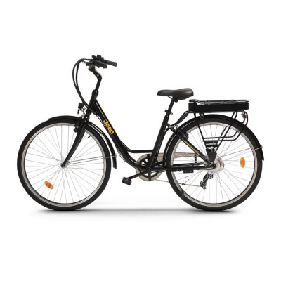 JEEP C28L-KY CITY E-BIKE (NERO) - BICICLETTA ELETTRICA - RUOTE 28 - MOTORE 250W - BATTERIA 10AH - DISPLAY LCD