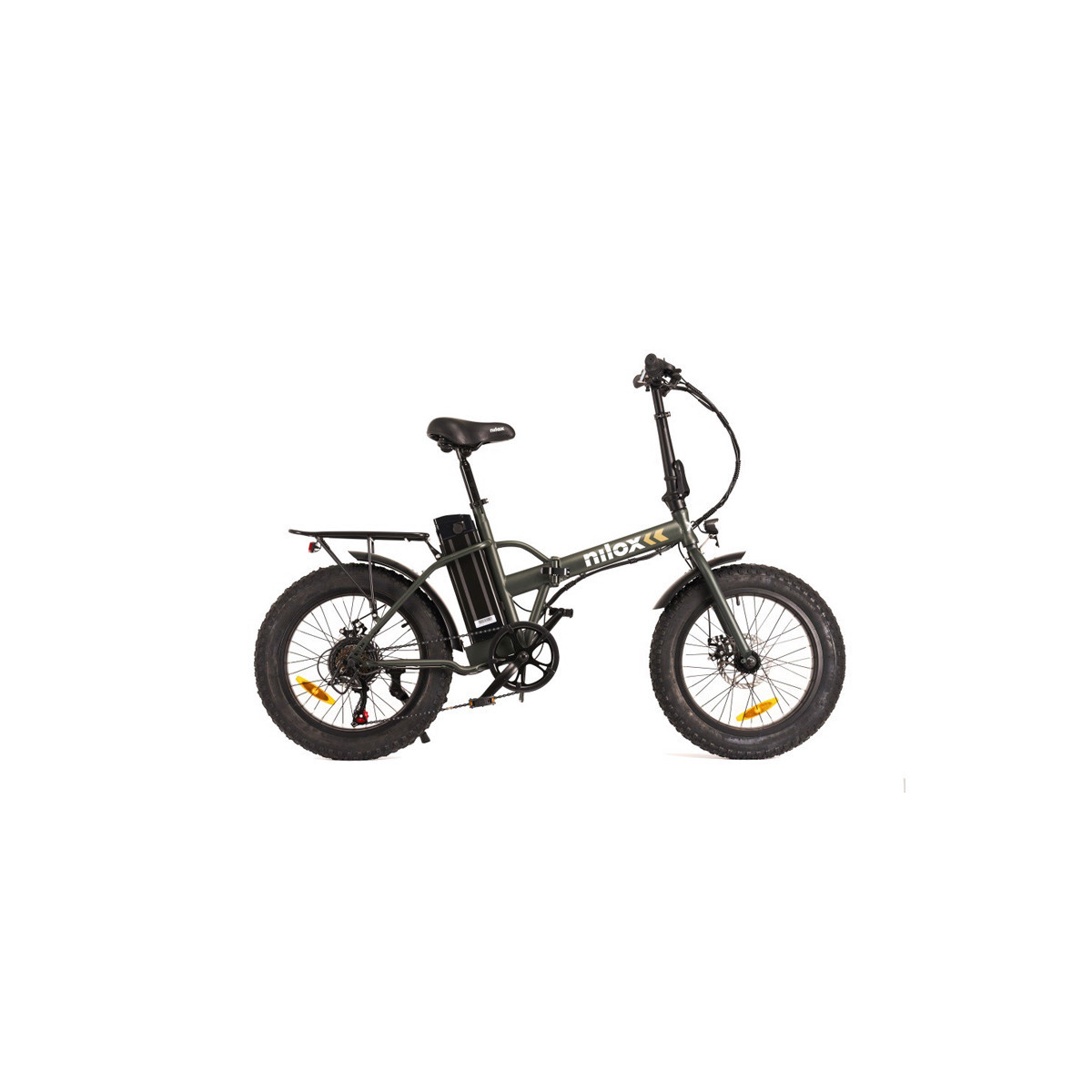 NILOX X8 PLUS - BICICLETTA ELETTRICA PIEGHEVOLE - MOTORE 250W - RUOTE FAT 20 - DISPLAY LCD - BATTERIA 13AH - AUTONOMIA 70KM