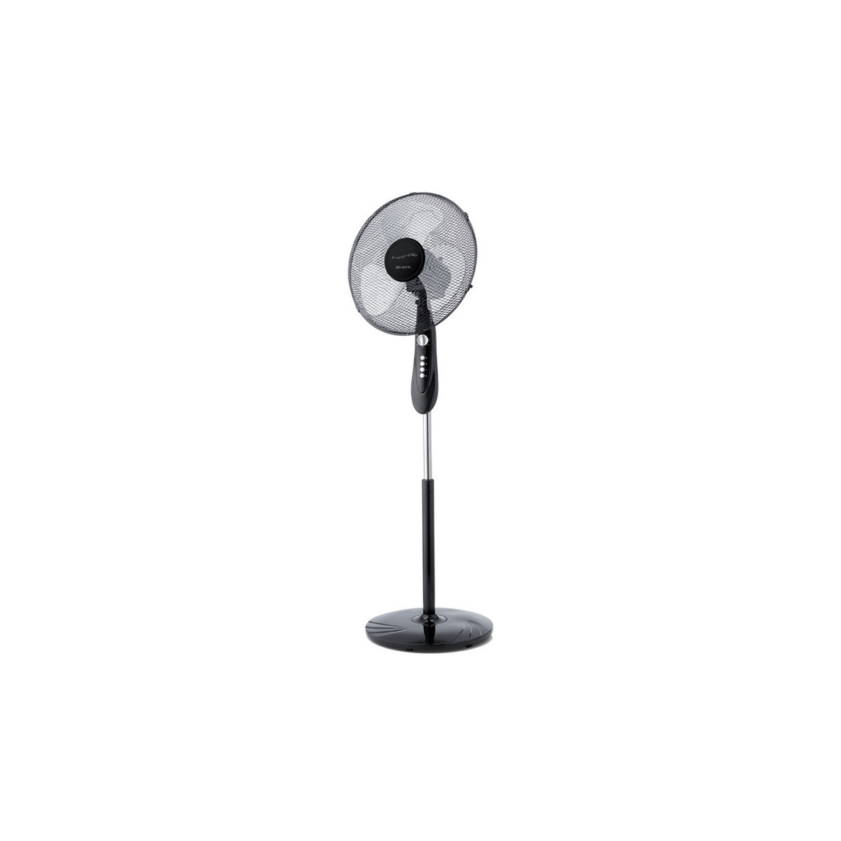 ARIETE FRESHAIR (0846) - VENTILATORE A PIANTANA NERO - DIAMETRO 40 CM - 3 PALE - 3 VELOCITA'' - TIMER 120 MIN - OSCILLANTE  - 45