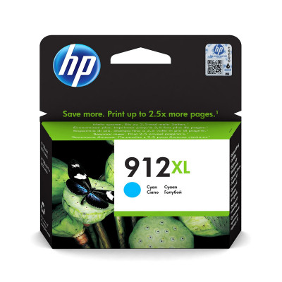 HP 912XL CIANO (3YL81AE) - CARTUCCIA ORIGINALE AD ALTA EFFICIENZA