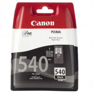 CANON PG-540 BLACK (5225B005) - CARTUCCIA ORIGINALE