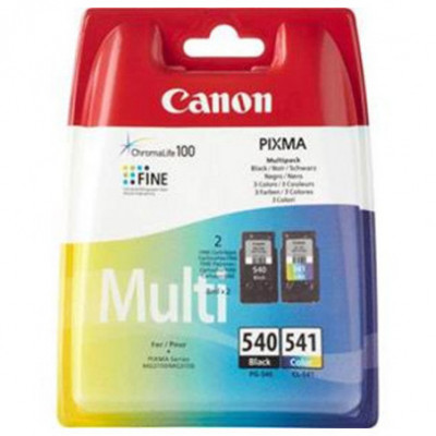 CANON PG-540 BLACK + CL-541 TRI-COLOR (5225B006) - CARTUCCIA ORIGINALE MULTIPACK