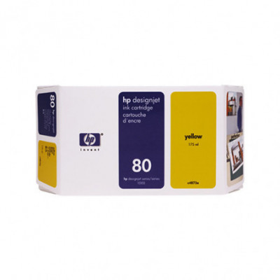 HP 80 YELLOW (C4848A) - CARTUCCIA ORIGINALE