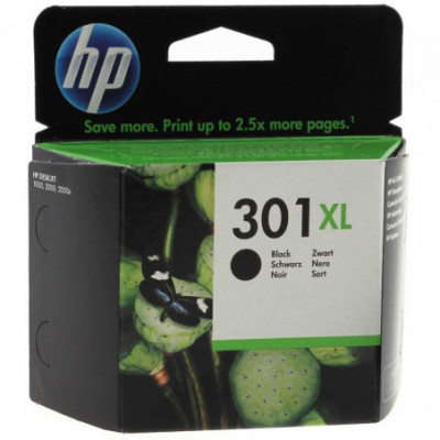 HP 301XL BLACK (CH563EE) - CARTUCCIA ORIGINALE AD ALTA EFFICIENZA