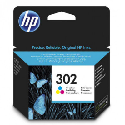 HP 302 TRI-COLOR (F6U65AE) - CARTUCCIA ORIGINALE