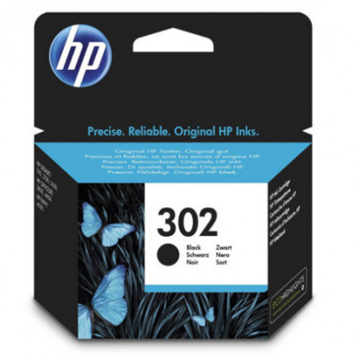 HP 302 BLACK (F6U66AE) - CARTUCCIA ORIGINALE