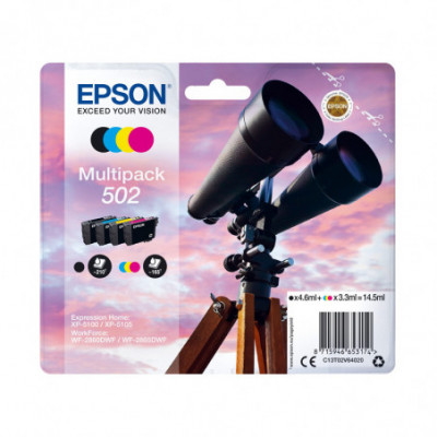 EPSON 502 MULTIPACK (C13T02V64020) - CARTUCCIA ORIGINALE