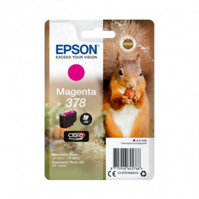 EPSON 378 MAGENTA (C13T37834020) - CARTUCCIA ORIGINALE