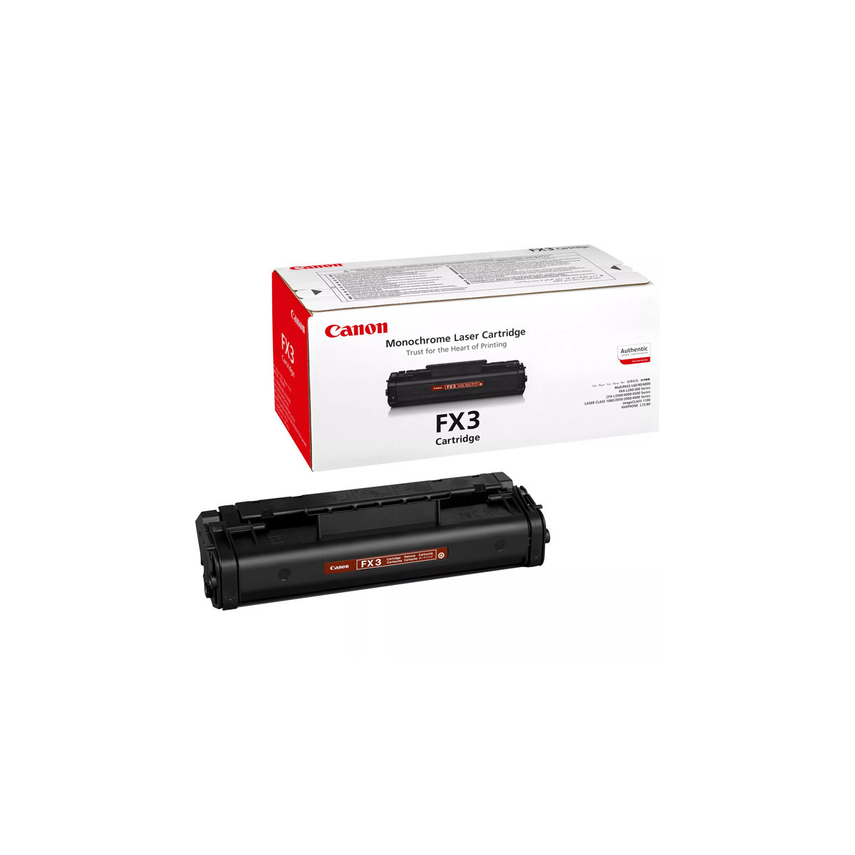 CANON FX3 BLACK (1557A003) - TONER ORIGINALE