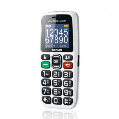 BRONDI AMICO UNICO (BIANCO) - TELEFONO CELLULARE SENIOR