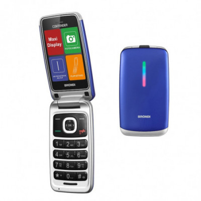 BRONDI CONTENDER (BLU) - TELEFONO CELLULARE SENIOR