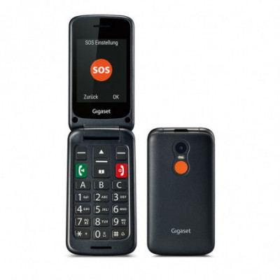 GIGASET GL590 (NERO) - TELEFONO CELLULARE SENIOR CLAMSHELL