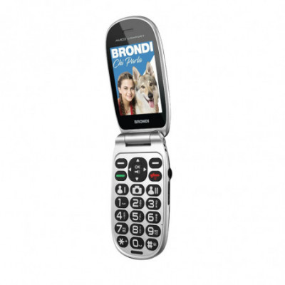 BRONDI AMICO COMFORT (NERO OPACO) - TELEFONO CELLULARE SENIOR