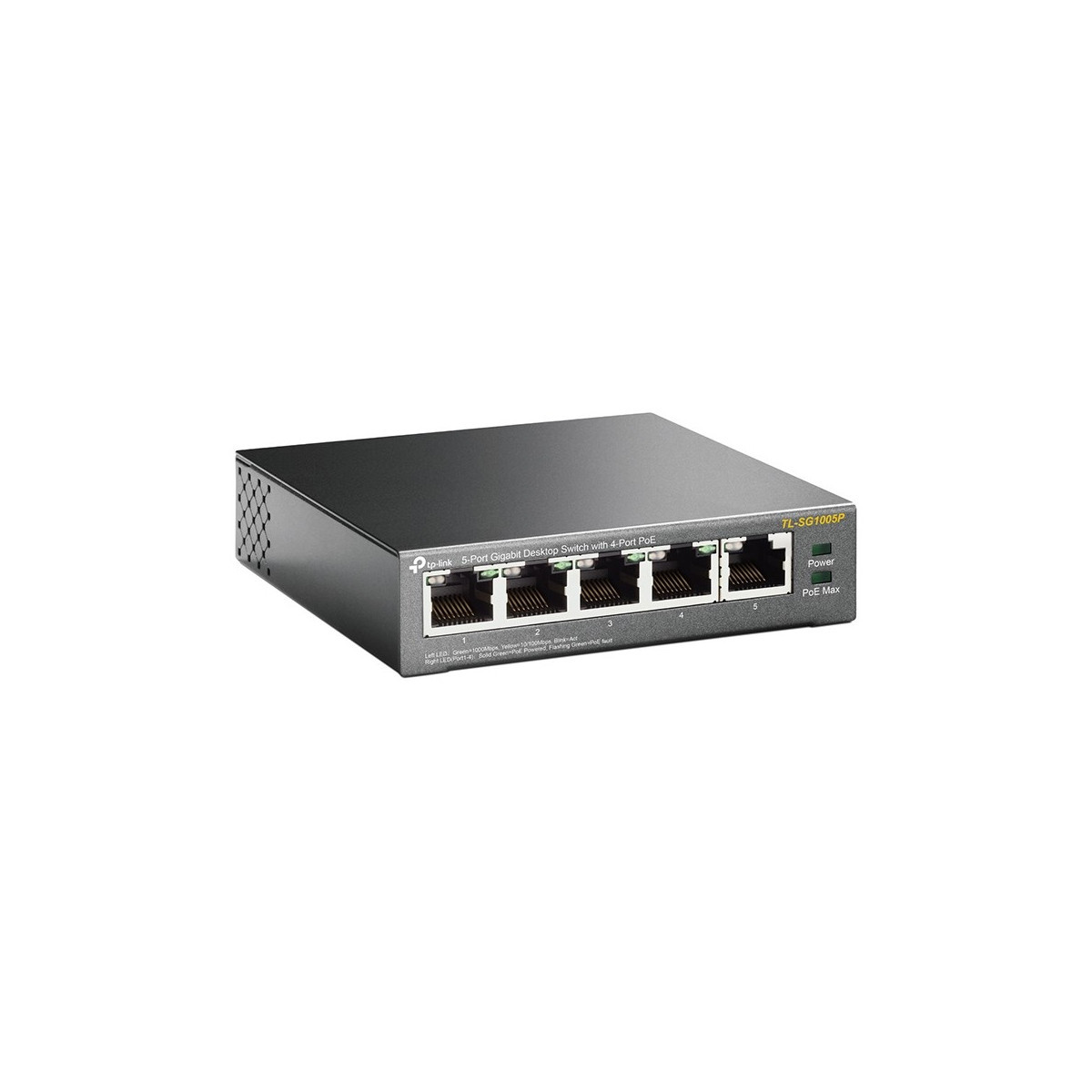 TP-LINK TL-SG1005P - SWITCH DESKTOP 5 PORTE GIGABIT - 4 POE