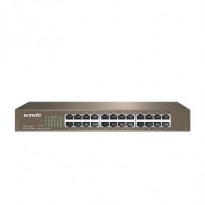 TENDA TEF1024D - RACK SWITCH 24 PORTE - 10/100 MBPS - CHASSIS METALLO