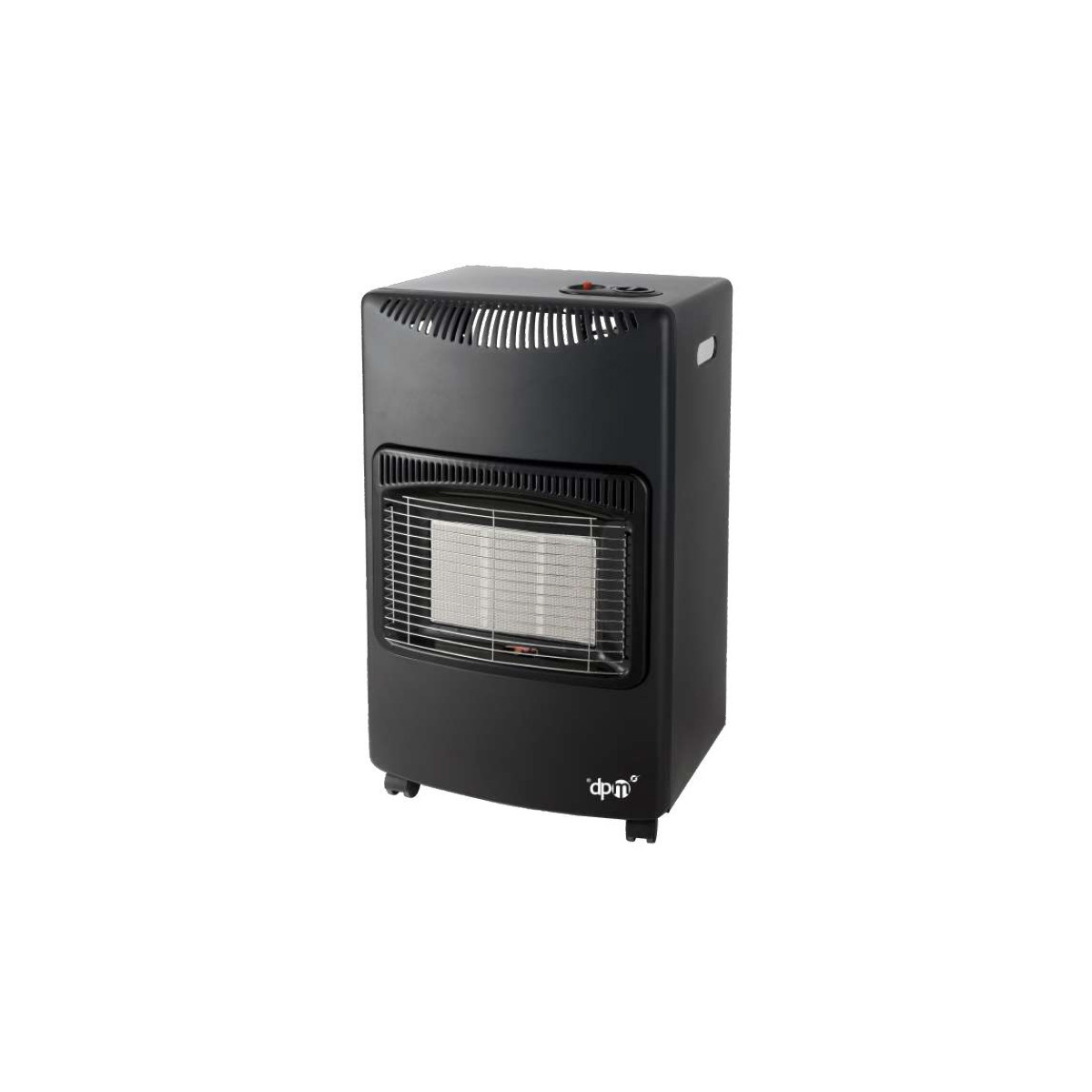 STUFA A GAS DPM DA505 POTENZA TERMICA MAX 4200 W TERMOSTATO 3 POSIZIONI - BLACK