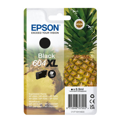 EPSON 604XL BLACK (C13T10H14020) - CARTUCCIA ORIGINALE AD ALTA EFFICIENZA