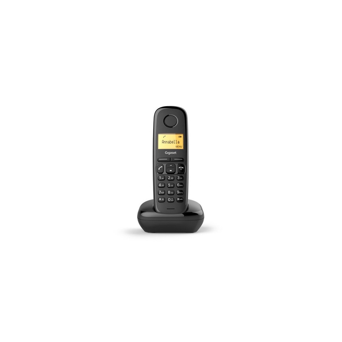 GIGASET A170 (NERO) - TELEFONO CORDLESS - FUNZIONE SVEGLIA