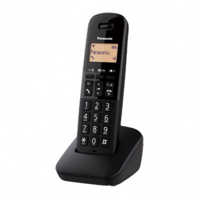 PANASONIC KX-TGB610JT (NERO) - TELEFONO CORDLESS - IMPUGNATURA ANTISCIVOLO - AUTONOMIA IN CHIAMATA 18H