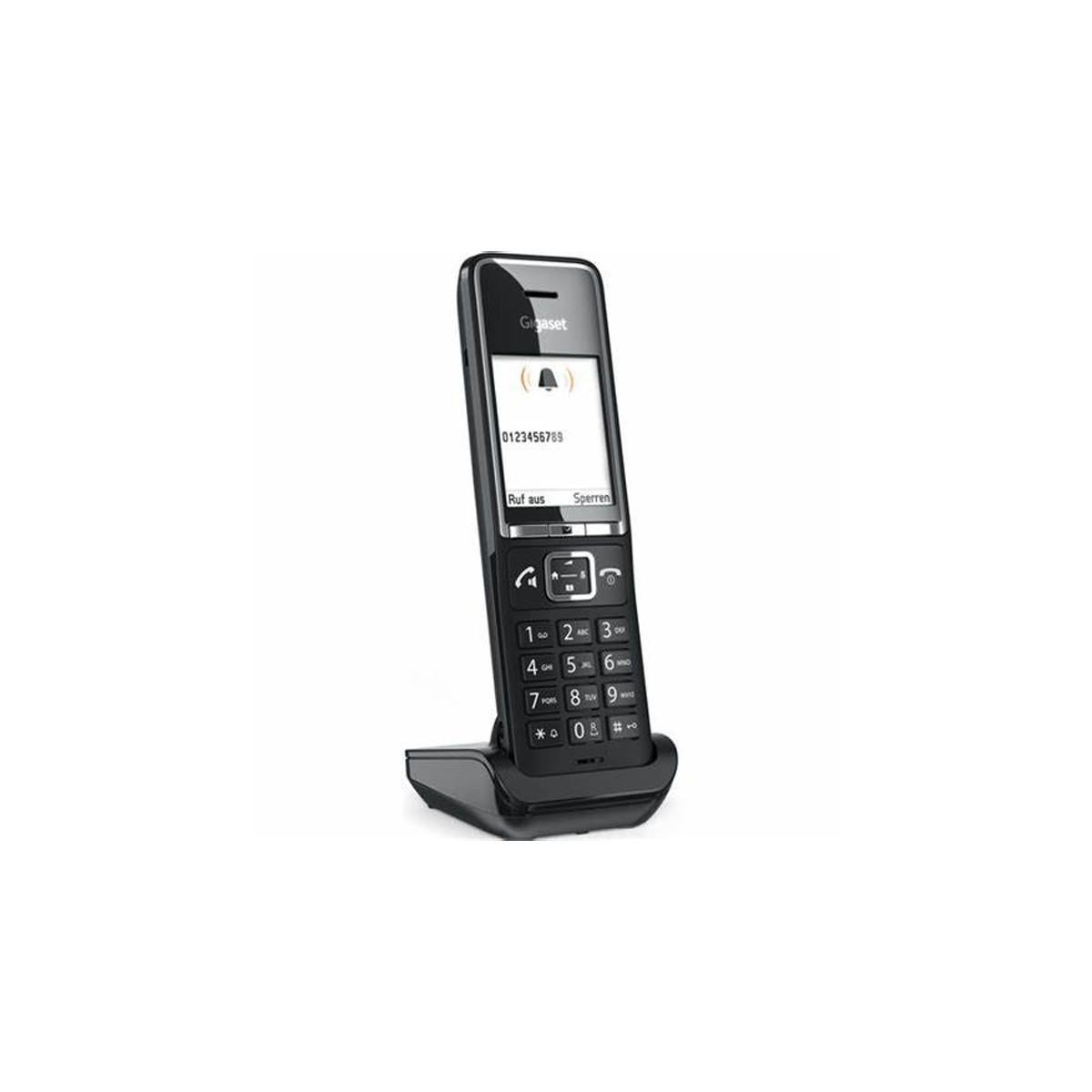 GIGASET COMFORT 550 (NERO) - TELEFONO CORDLESS - VIVAVOCE - PRESA CUFFIE