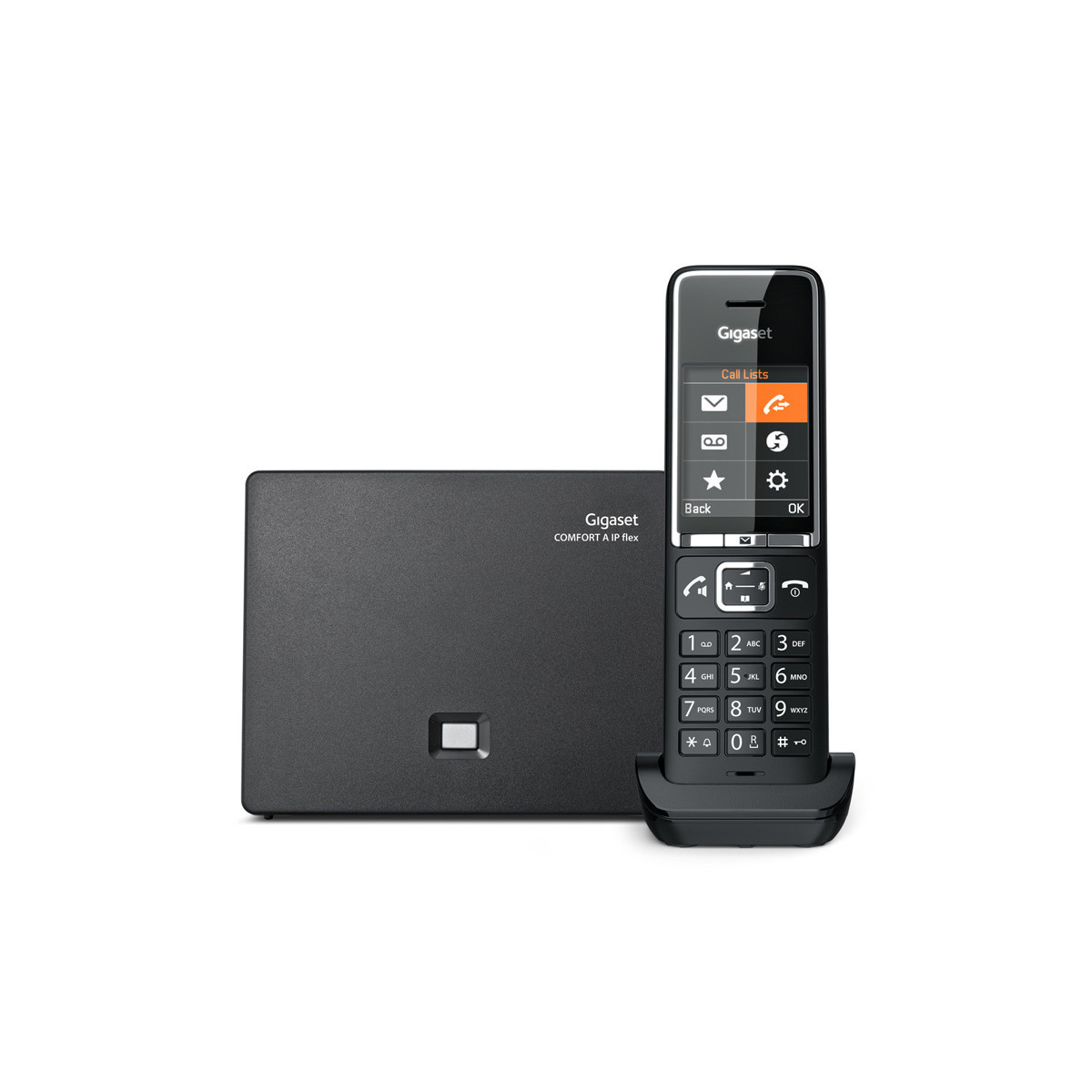 GIGASET COMFORT 550A IP BASE (NERO) - TELEFONO CORDLESS - VOIP - VIVAVOCE - SEGRETERIA