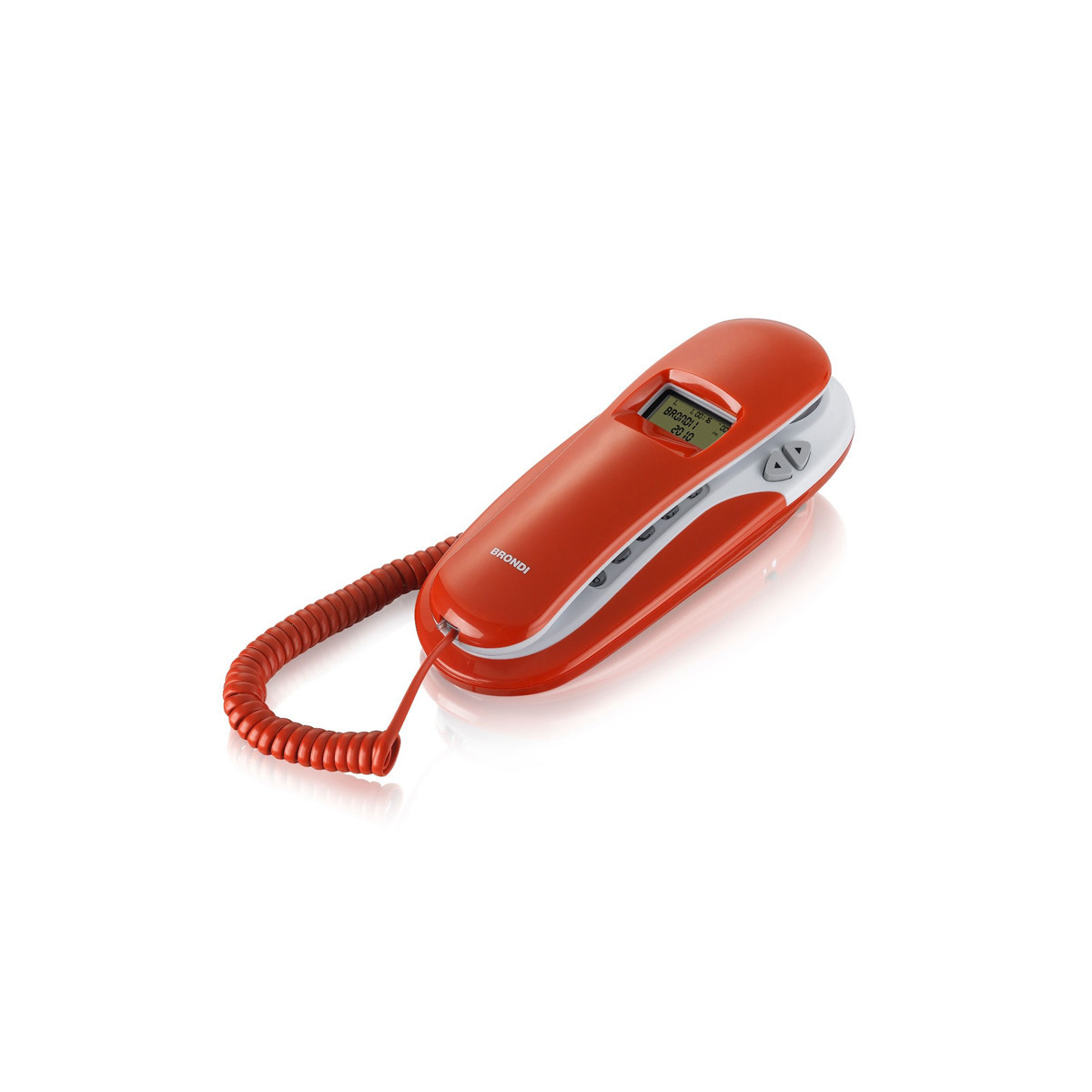 BRONDI KENOBY CID (ROSSO/BIANCO) - TELEFONO CORDED - LCD