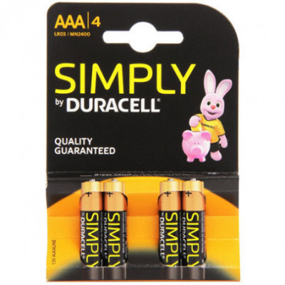 BLISTER 4 MINISTILO DURACELL BASIC LR03MN2400