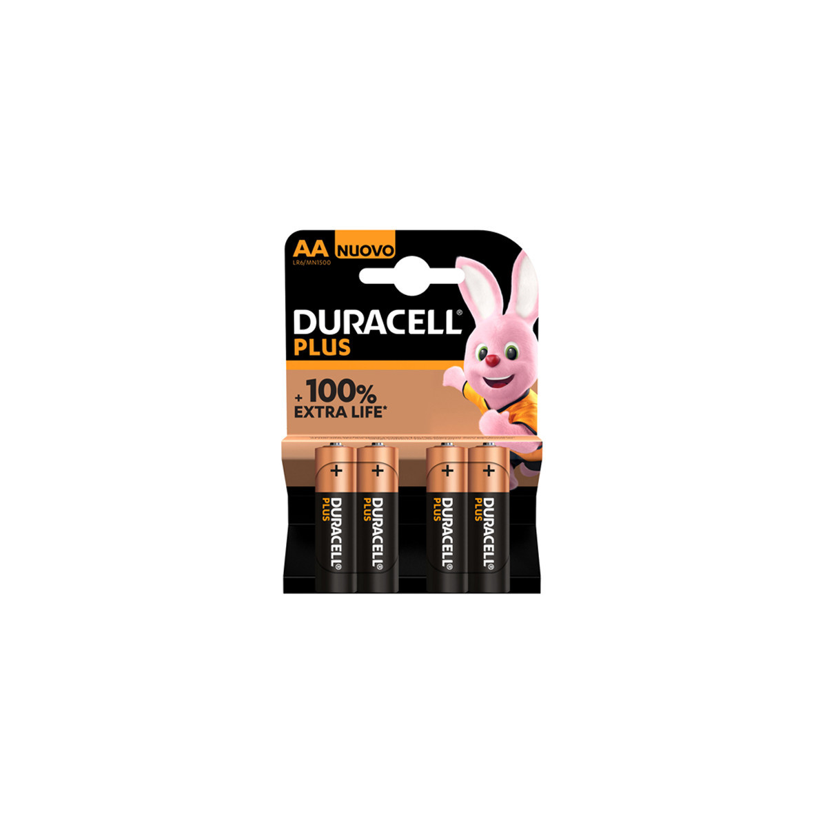 BLISTER 4 STILO DURACELL PLUS LR6MN1500