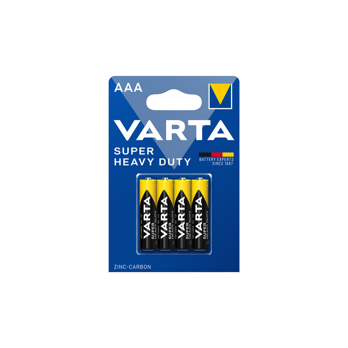 VARTA R03 BLISTER 4 BATTERIE AAA ZINCO-CARBONE