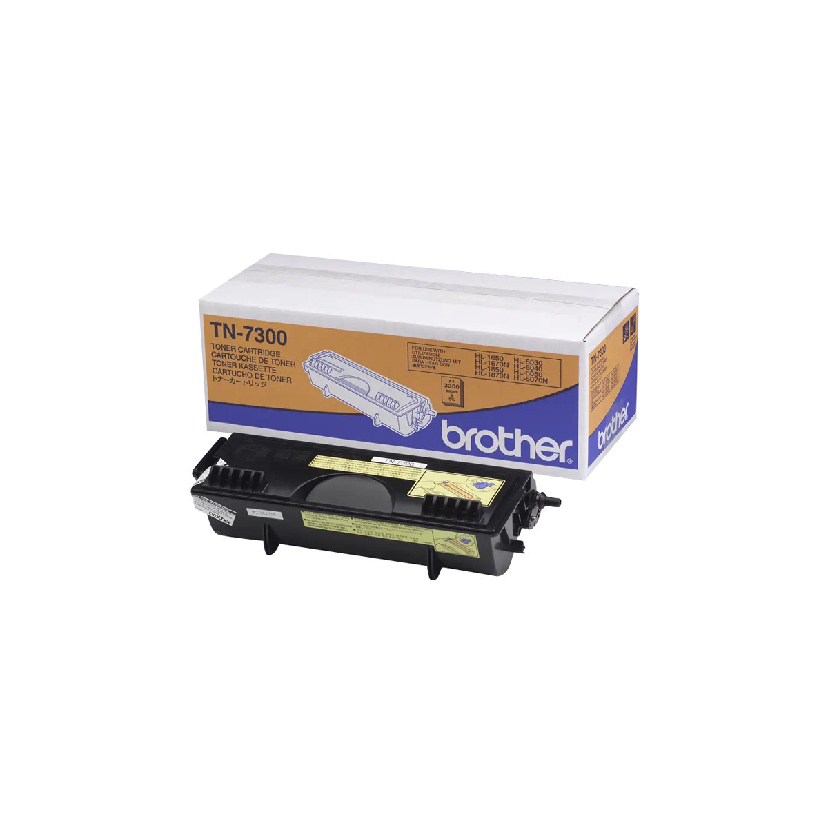 BROTHER TN-7300 BLACK - TONER ORIGINALE