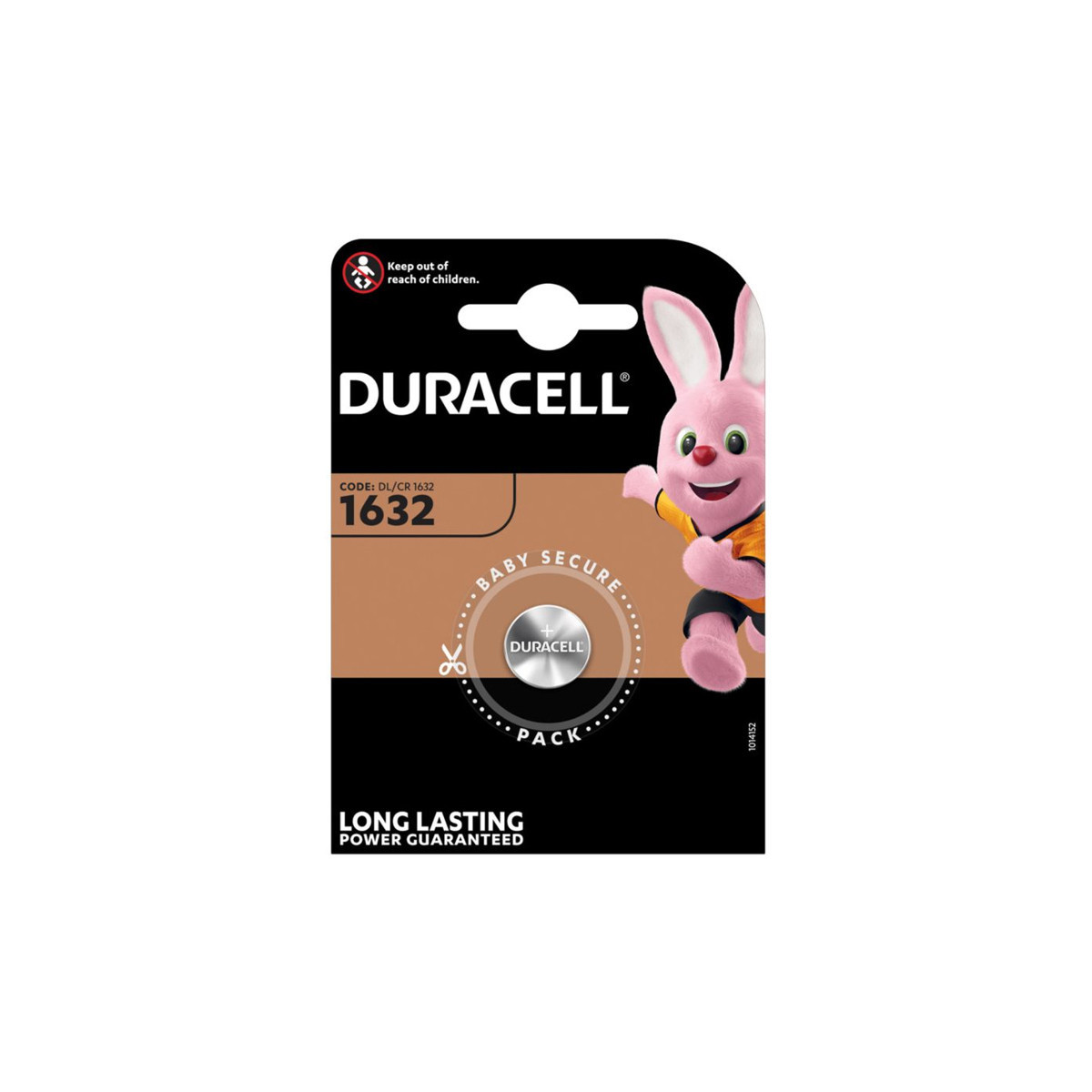 DURACELL DL1632 BLISTER 1 BATTERIA