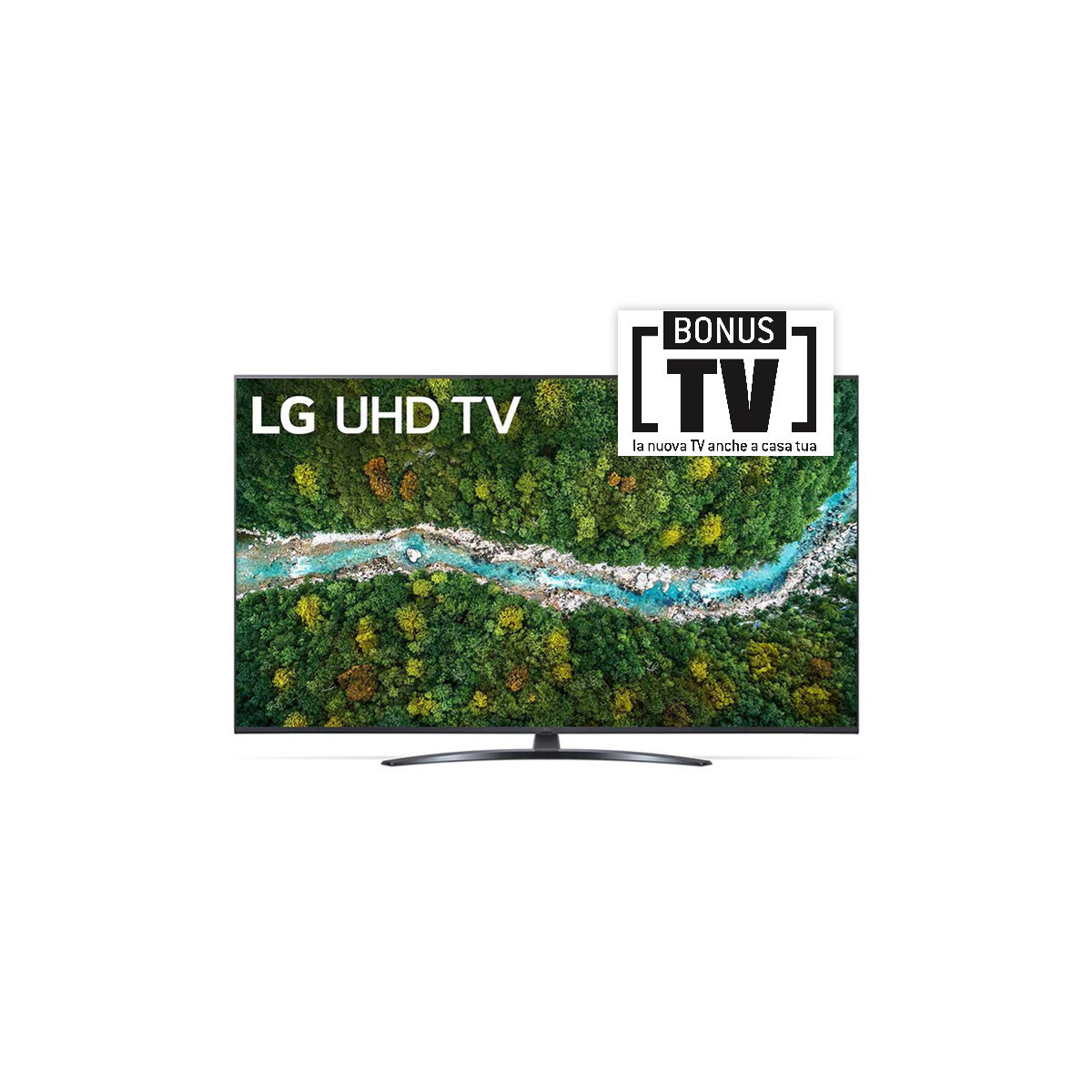 LG 55UP78003LB - 55 SMART TV LED 4K PIEDE CENTRALE - BLACK - EU