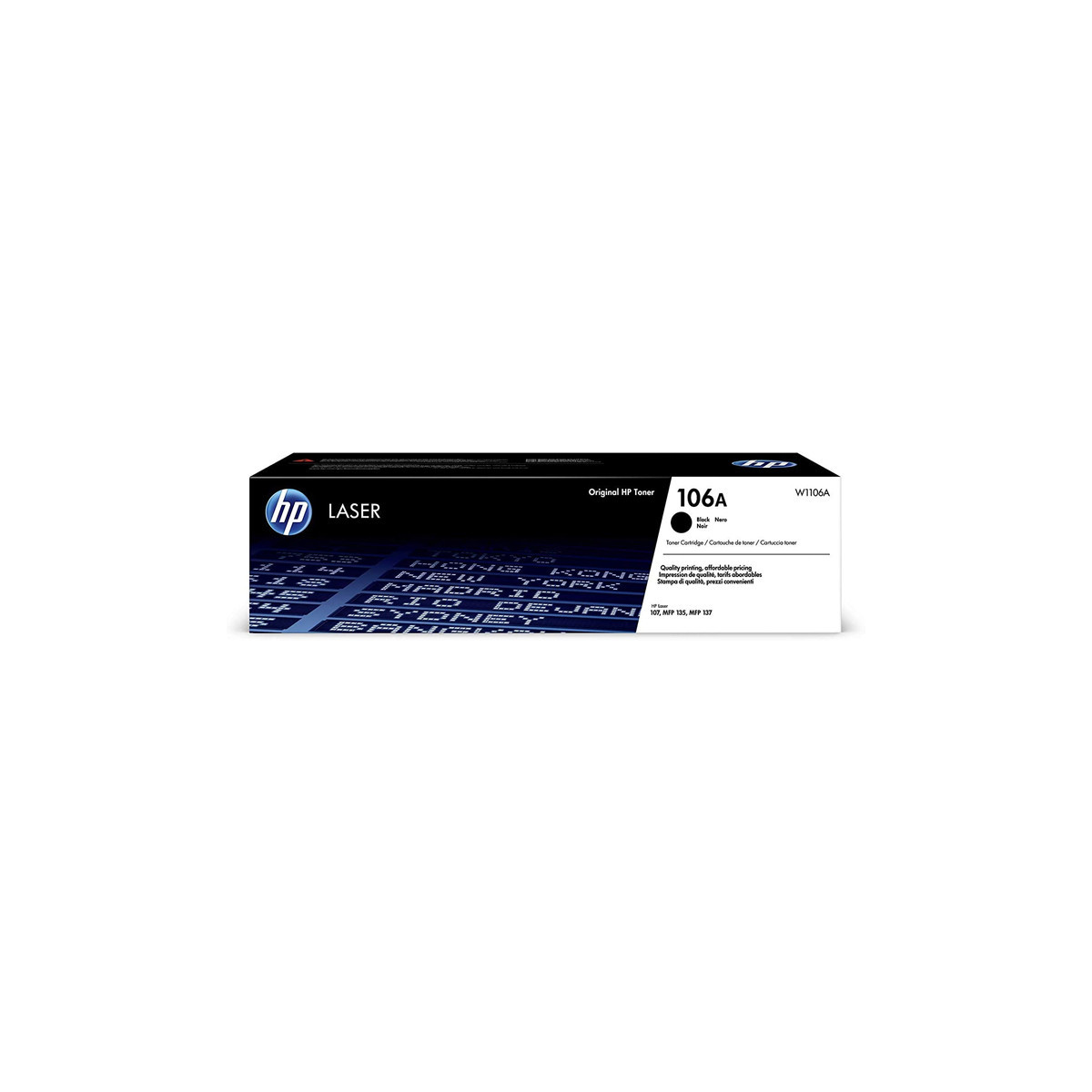 HP 106A BLACK (W1106A) - TONER ORIGINALE