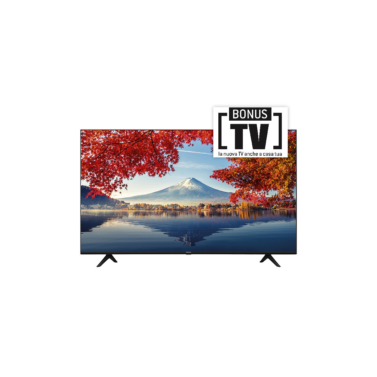 HISENSE 43A7140F - 43 SMART TV LED 4K - CONTROLLO VOCALE - TIVUSAT - BLACK - IT