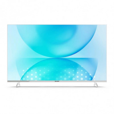 SHARP 32FH2EA - 32 ANDROID TV LED HD -  FRAMELESS - COMP: TV SAT - AUDIO DOLBY DIGITAL+ / DTS HD - CHROMECAST - WHITE - IT