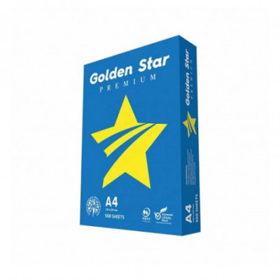 CARTA A4 80GR WHITE 210x297 GOLDEN STAR Premium - PEDANA 240 RISME