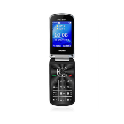 BRONDI PRESIDENT (NERO) - TELEFONO CELLULARE SENIOR