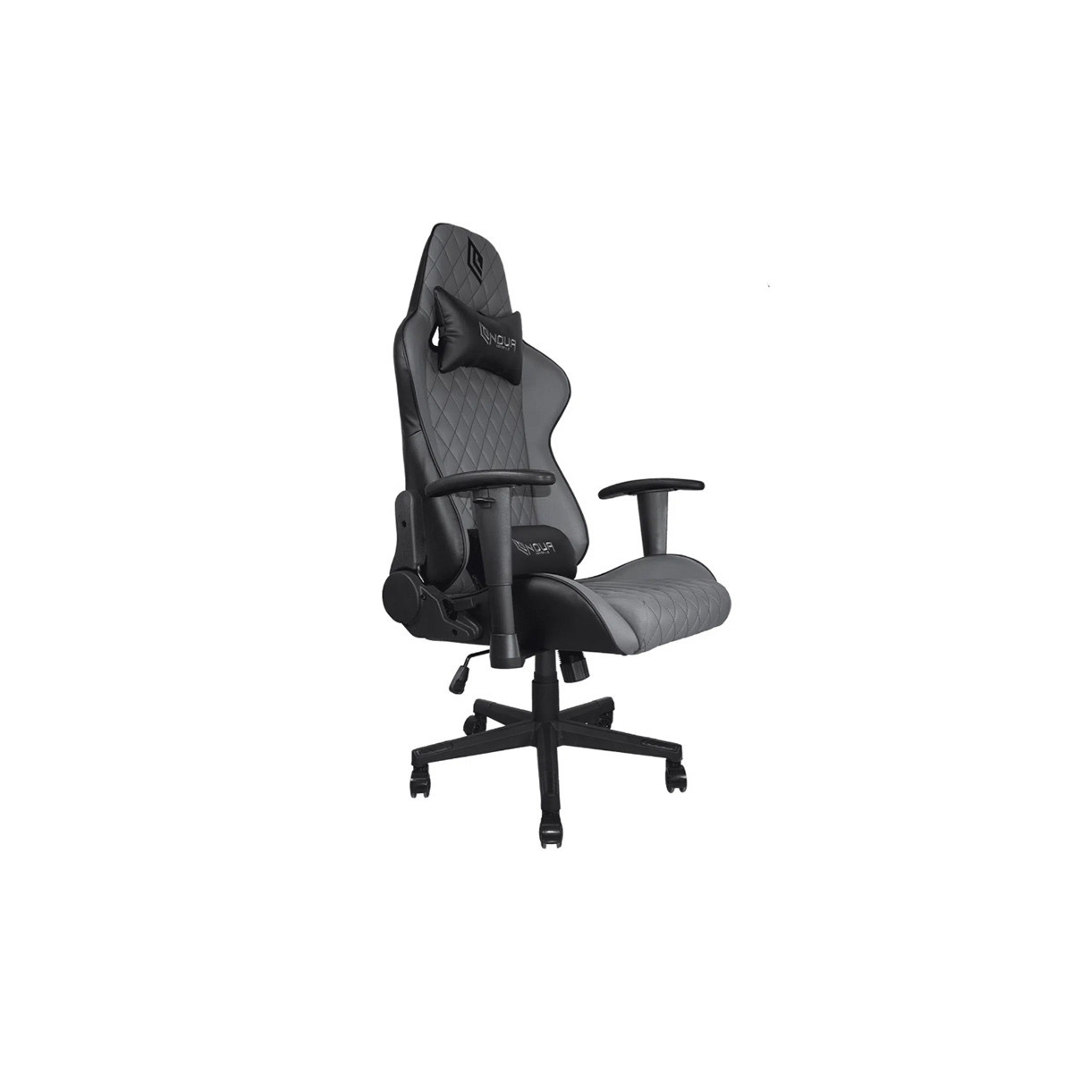 NOUA KUI K7 - SEDIA GAMING GREY - BRACCCIOLI 2D - SCHIENALE RECLINABILE