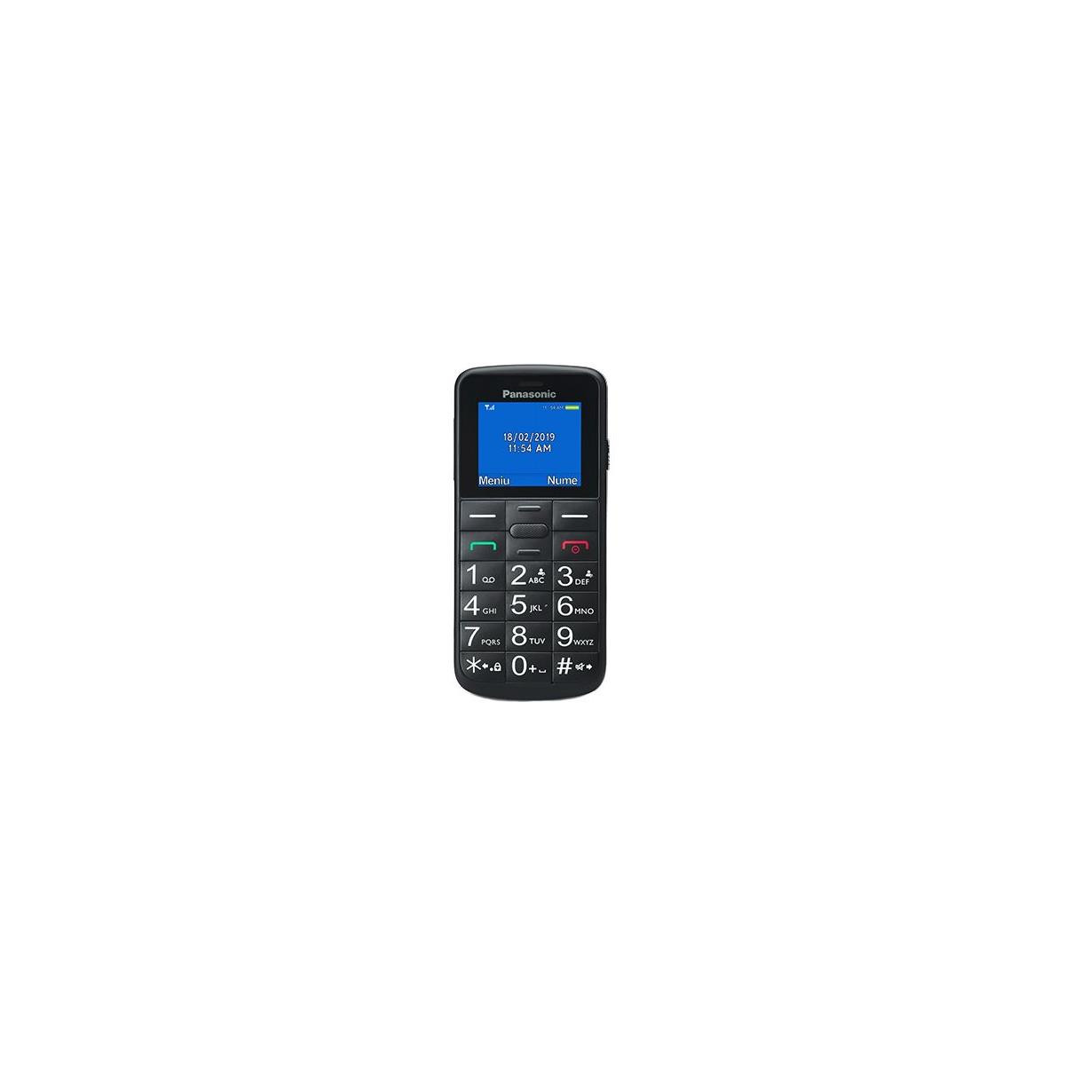 PANASONIC KX-TU110 (NERO) - TELEFONO CELLULARE - TASTI GRANDI - RESISTENTE AGLI URTI - TASTO SOS - TORCIA LED - ITALIA