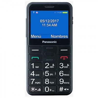 PANASONIC KX-TU150 (NERO) - TELEFONO CELLULARE - TASTI GRANDI - COMPATIBILE CON APPARECCHI ACUSTICI -  ITALIA