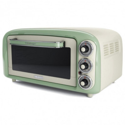 ARIETE FORNO VINTAGE VERDE (0979/04) - 18L - 3 POSIZIONI COTTURA - TIMER 60 MIN - 1380W