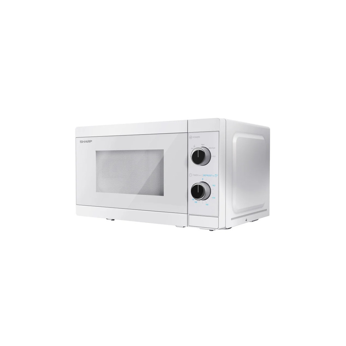 SHARP YC-MS01E-C - FORNO A MICROONDE 20L - 800W - CONTROLLO ANALOGICO - 5 LIVELLI DI POTENZA - BIANCO TOTALE