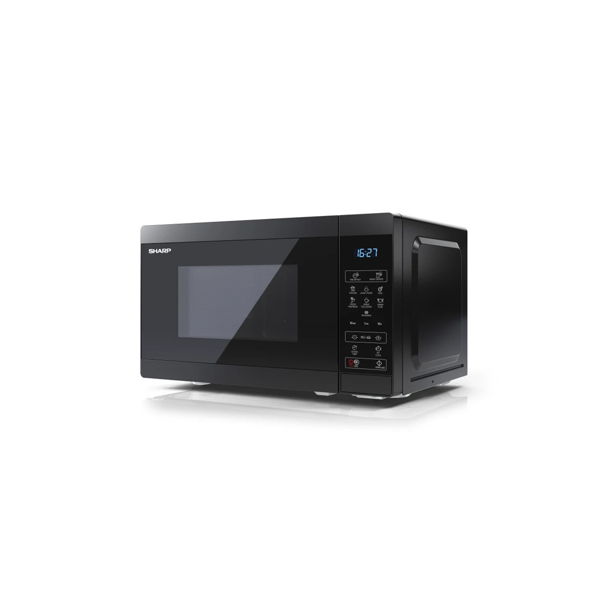 SHARP YC-MS02E-B - FORNO A MICROONDE 20L - 800W - CONTROLLO DIGITALE - 11 LIVELLI DI POTENZA - NERO TOTALE