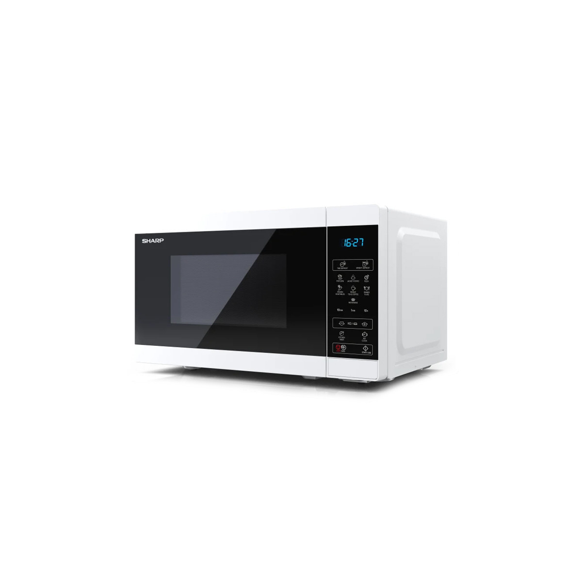 SHARP YC-MS02E-W - FORNO A MICROONDE 20L - 800W - CONTROLLO DIGITALE - 11 LIVELLI DI POTENZA - BIANCO