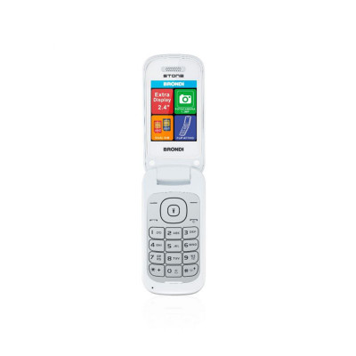 BRONDI STONE (BIANCO) - TELEFONO CELLULARE SENIOR